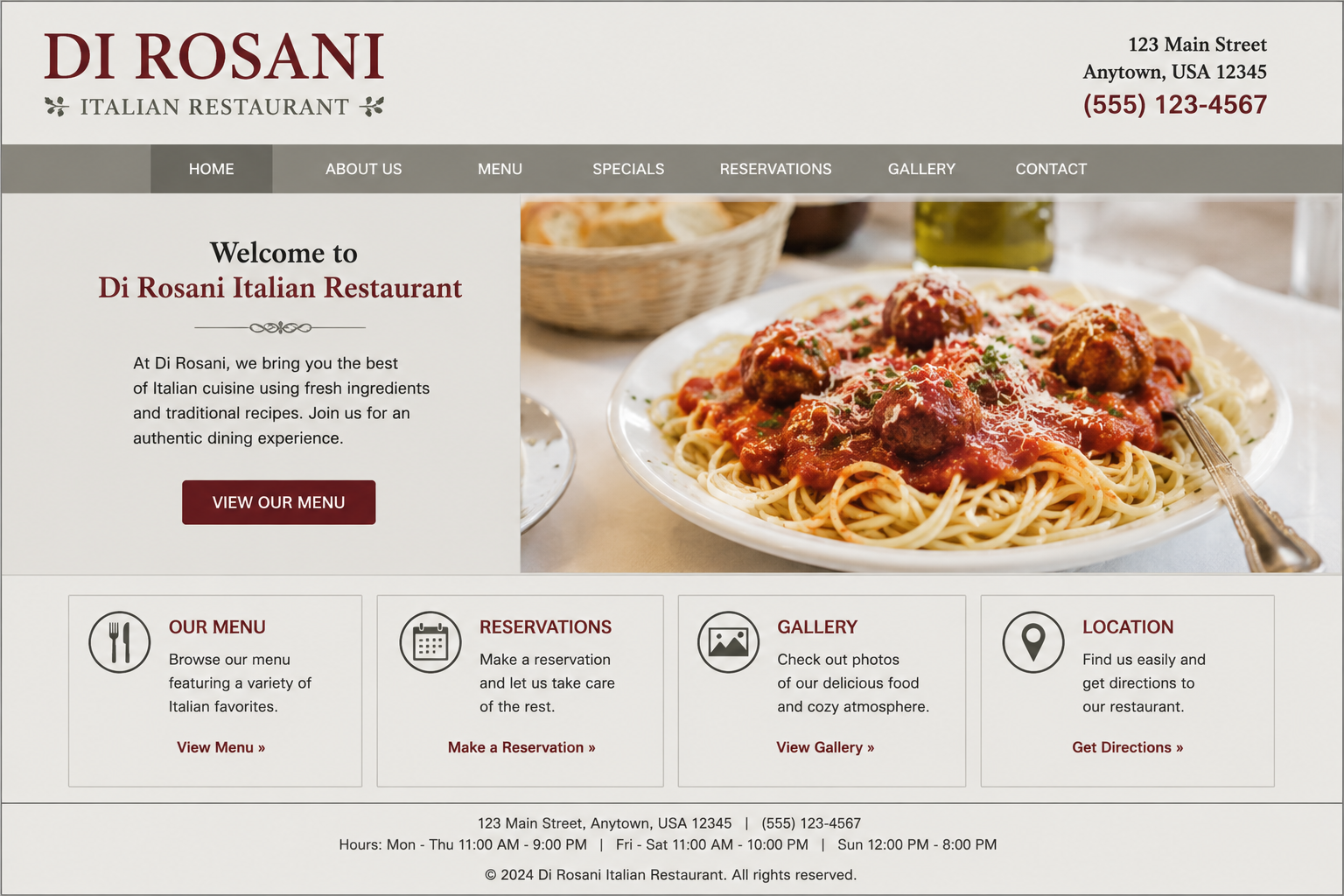 Restaurant — before